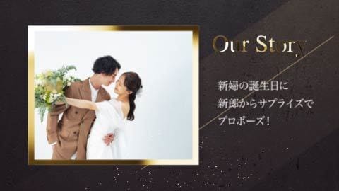 高級感あふれるプロフィールムービー作ります 【結婚式プロフィールムービー】DVD納品も対応♪ イメージ5