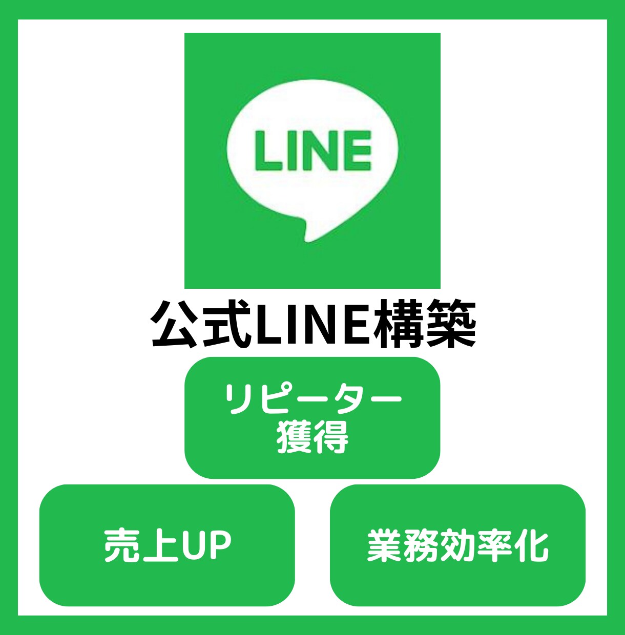 公式LINE構築で売上UPに貢献いたします めんどくさいを解決しクライアント様の魅力を引き出します。 イメージ1