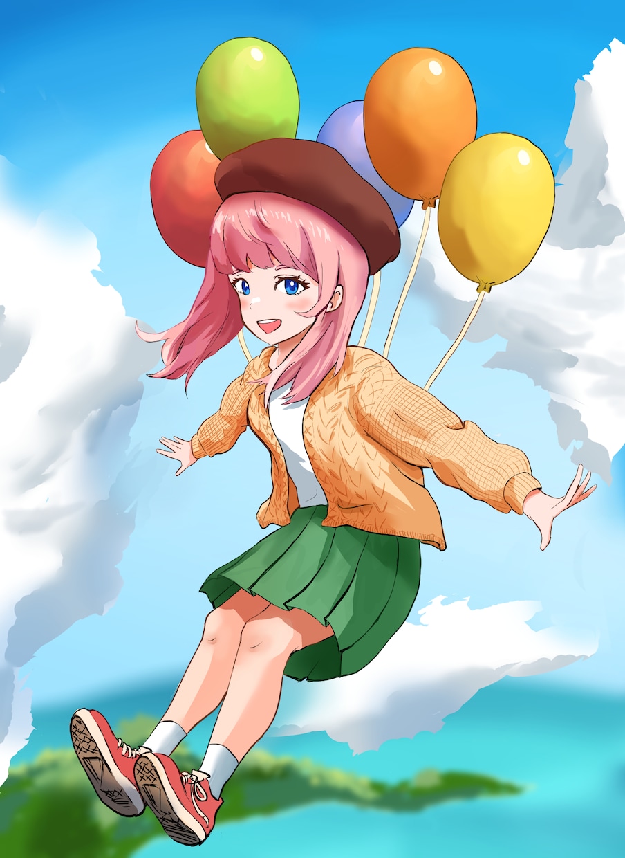 キャラクター１体、背景付きイラスト、承ります キービジュアルの作成など、高品質で納品いたします。 イメージ5