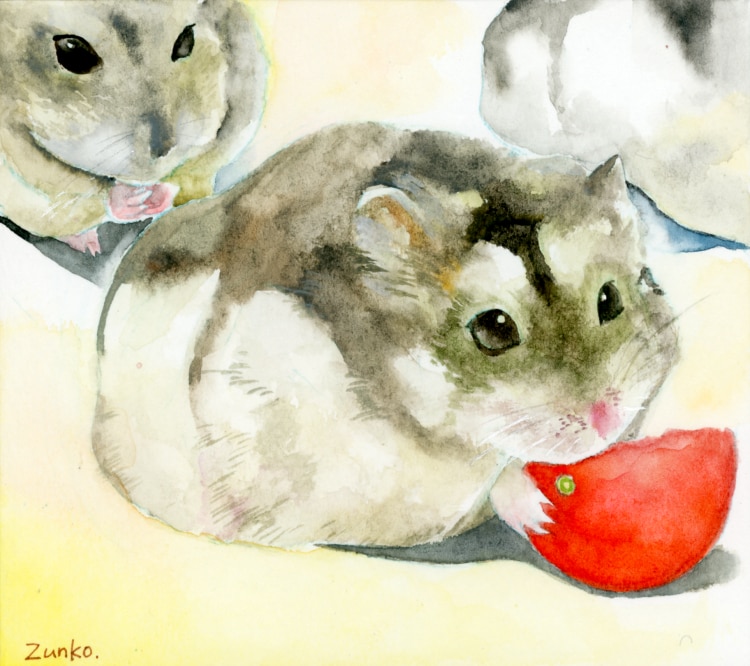 透明水彩でペットや動物の似顔絵を描きます 手描きならではの温もりを手元に。プレゼントにも イメージ5