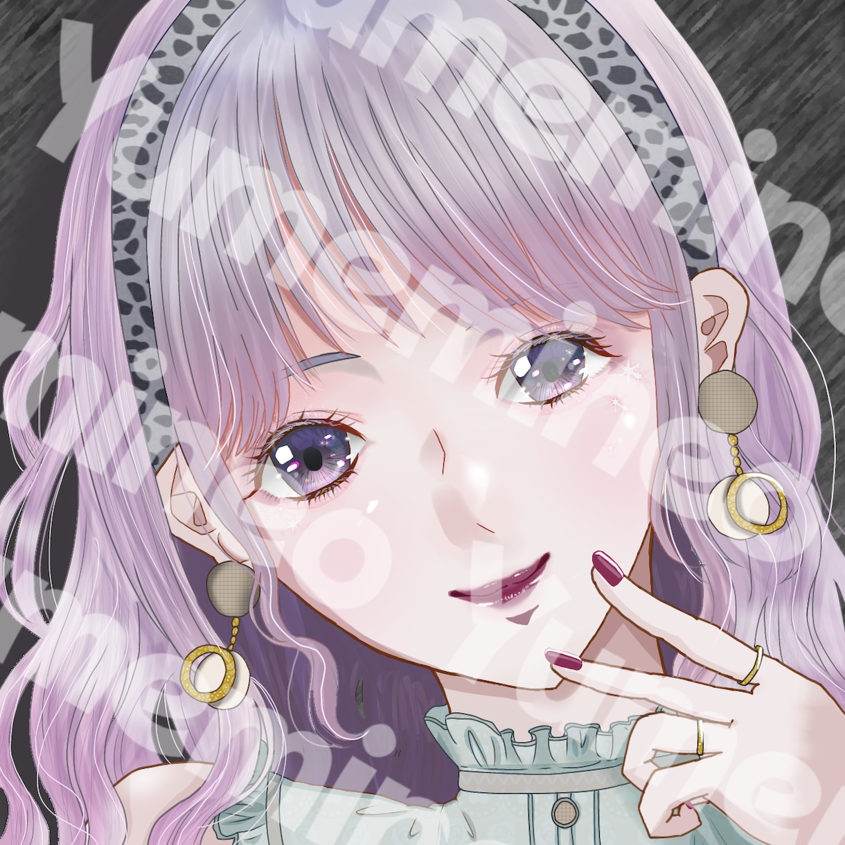 可愛い女の子のイラストを作成します 最短2日♡アイコン、一枚絵、ミニキャラをお手頃価格で♡ イメージ1
