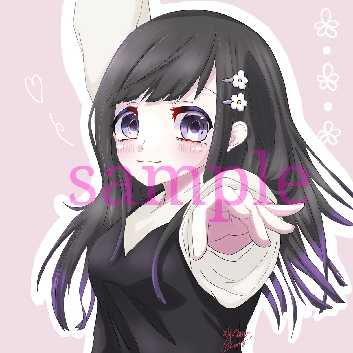 各種SNSのアイコンやヘッダーなど描きます 1からのコテキャラ作りもお手伝いします♡ イメージ5