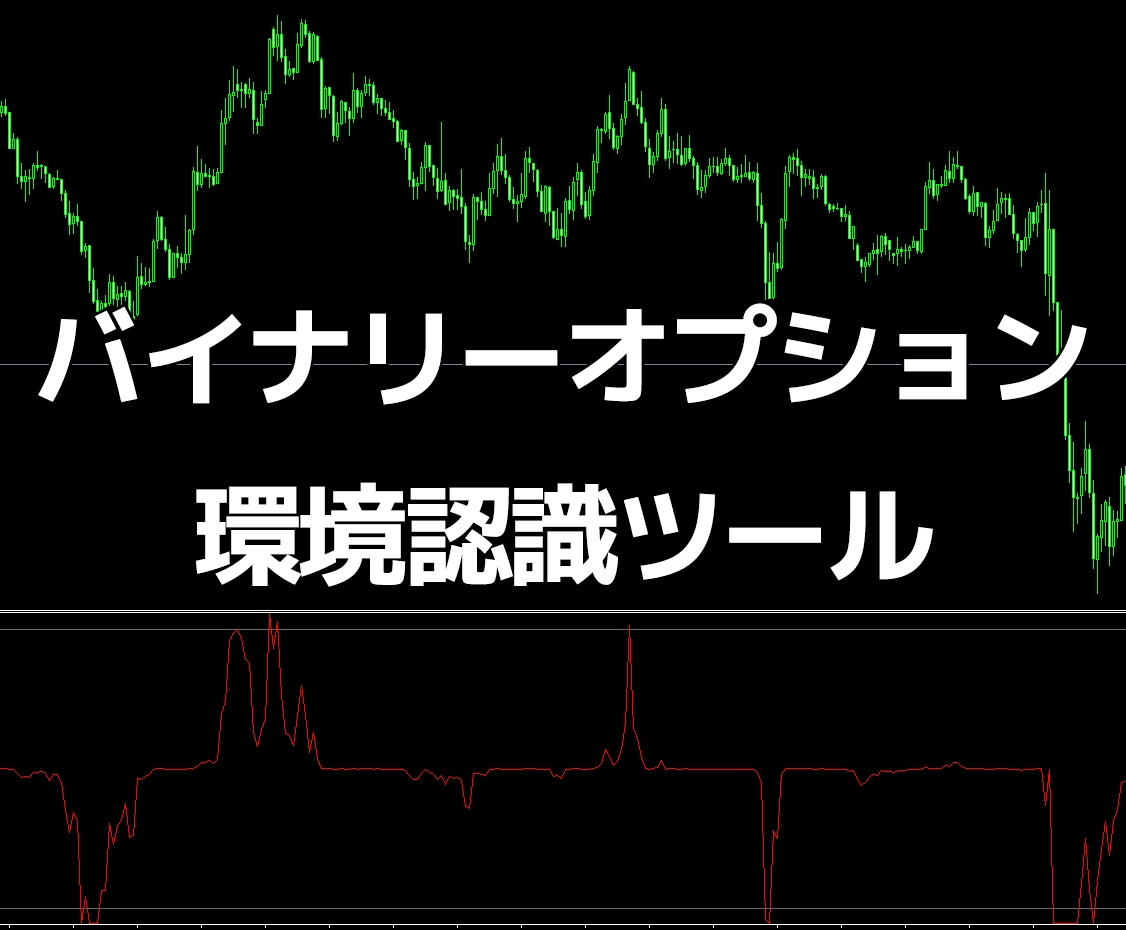 バイナリーオプションの環境認識方法を教えます エントリー判断のインディケータの２つセットです イメージ1