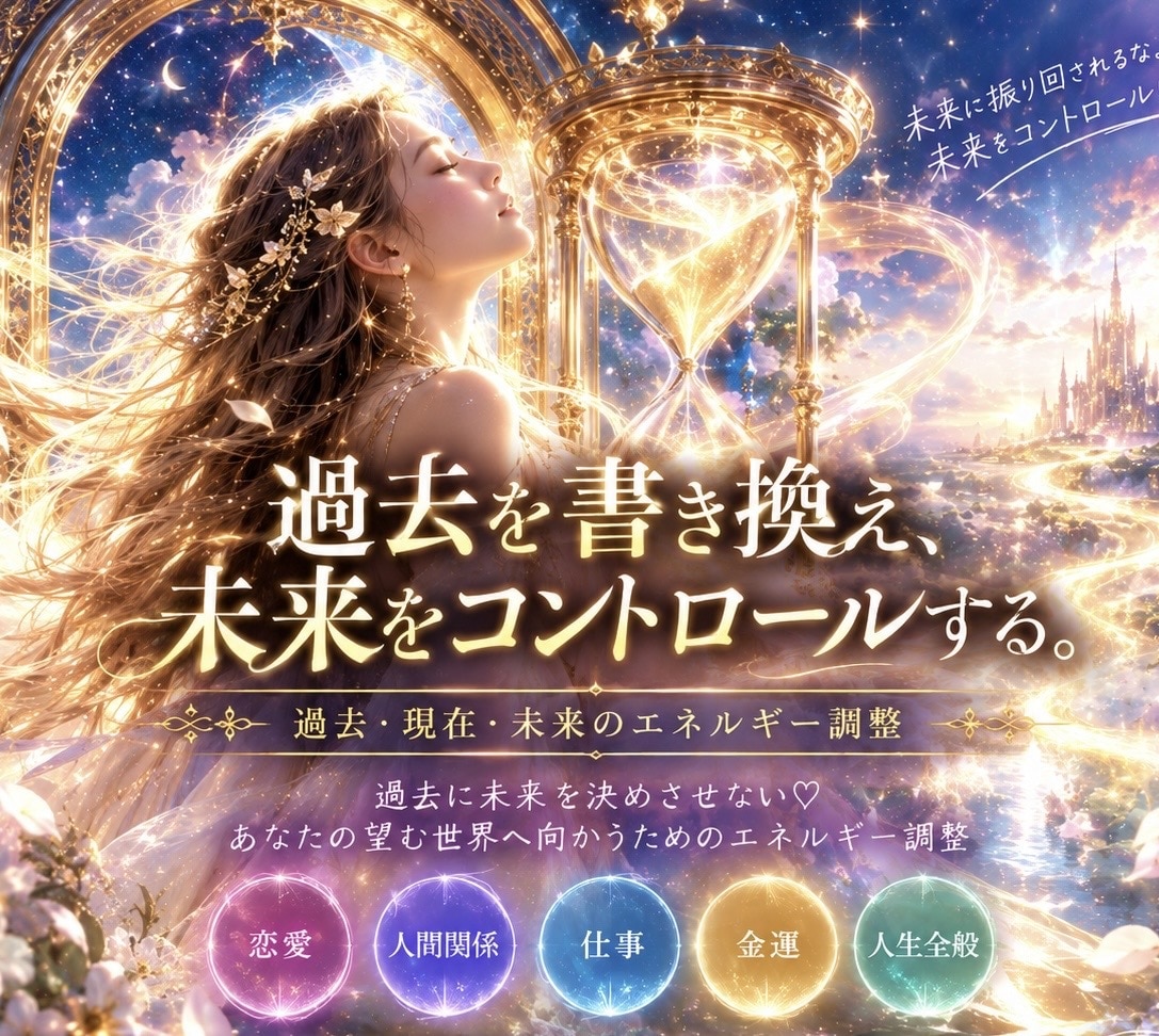 過去を書き換えて、未来をコントロール♡調整します 1分からOK》過去に未来を決めさせない！あなたの望む世界へ イメージ1
