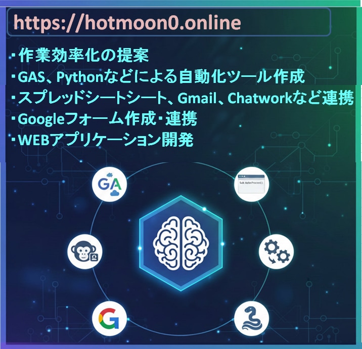 自動化提案・ツール作成・WEBアプリ作成します 自動化提案・ツール作成・WEBアプリ作成 イメージ1