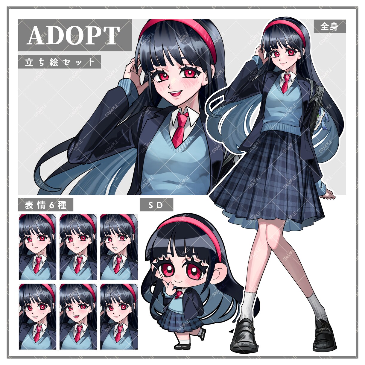 人物･キャラクターの立ち絵制作します スピード納品可能です！修正等柔軟に対応します イメージ3