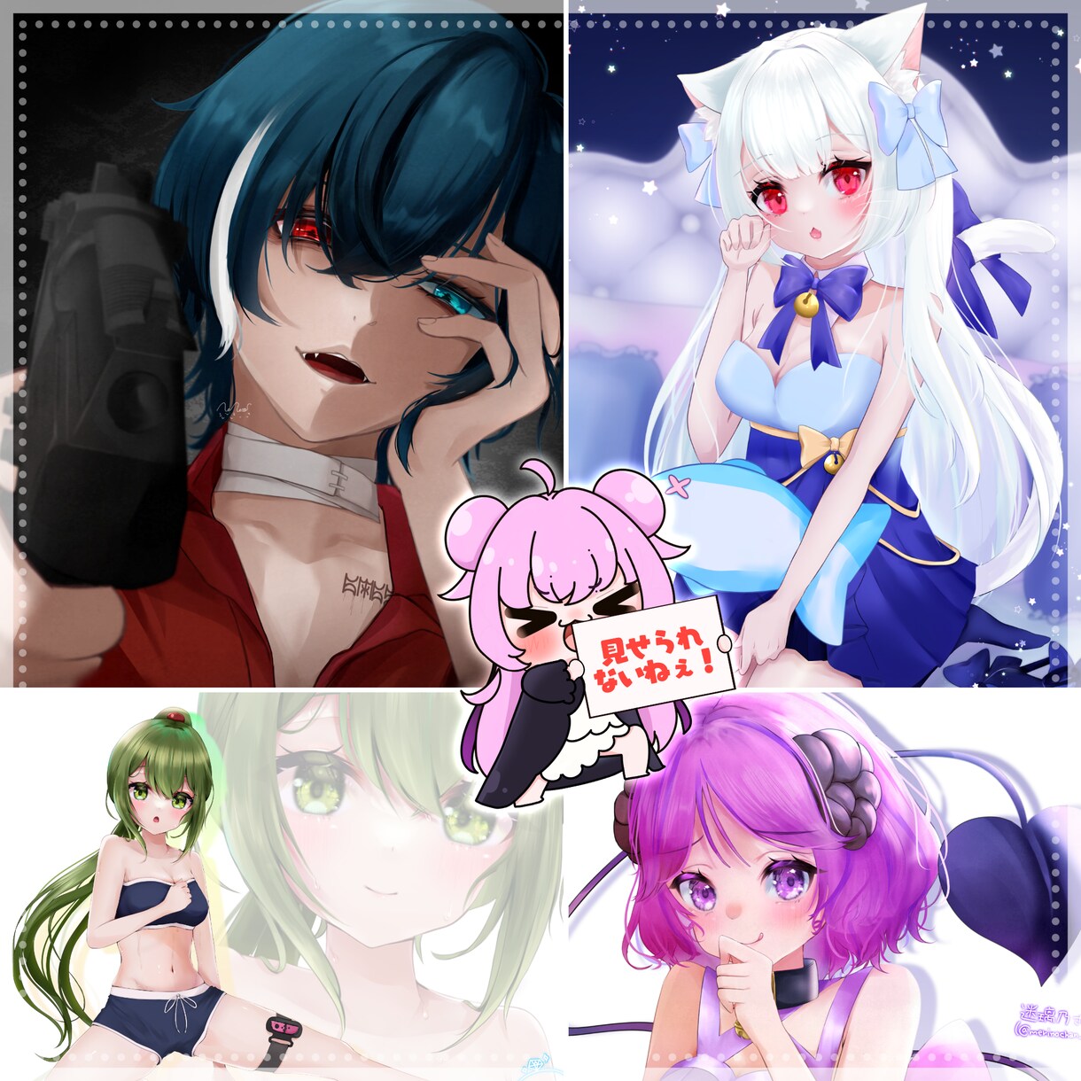 可愛い・かっこいいイラスト描きます ♡　歌ってみた・グッズに！アニメーションも制作可　♡ イメージ3