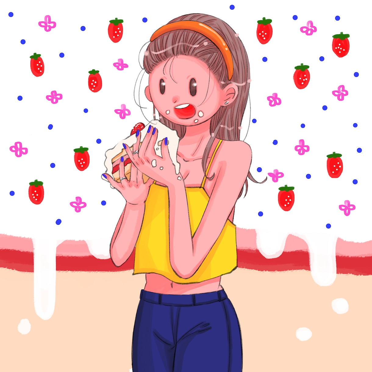 商用利用OKイラストレーターがイラストを描きます ブログやSNSの記事にピッタリ！ポップで明るいイラスト イメージ5