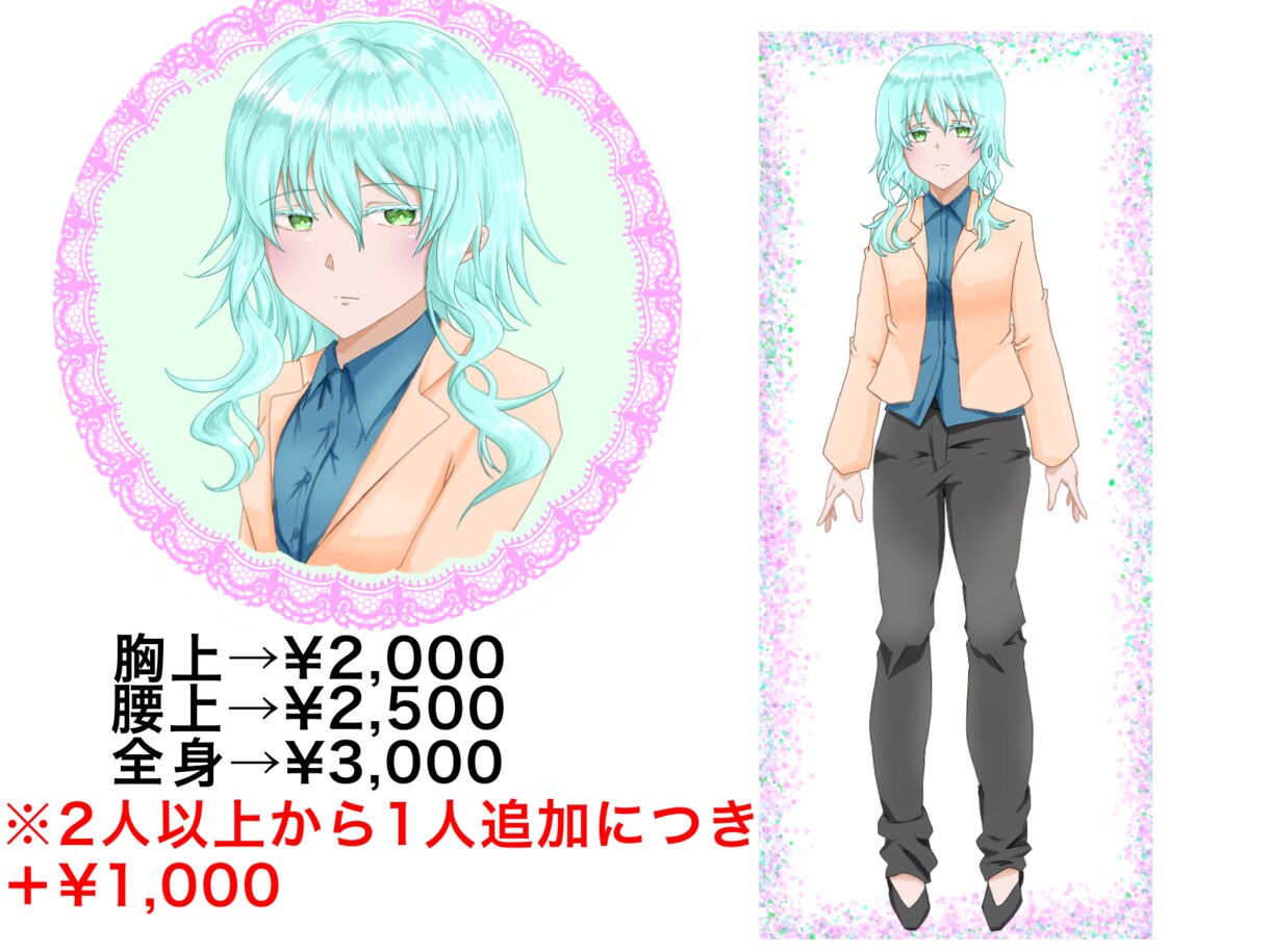 ご希望のイラストを提供します ラフ案提出・修正無制限で承っております イメージ4