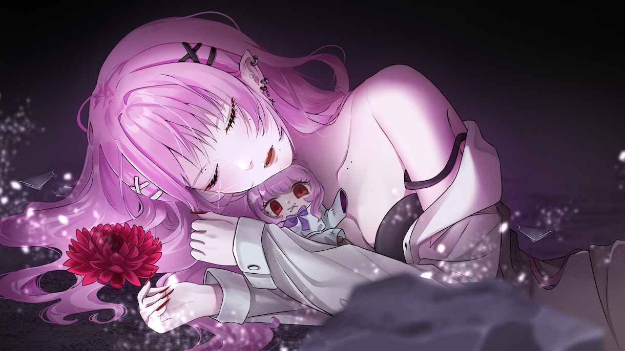 アイコン・MVイラスト・一枚絵描きます 可愛くて印象に残るイラスト制作します。 イメージ6