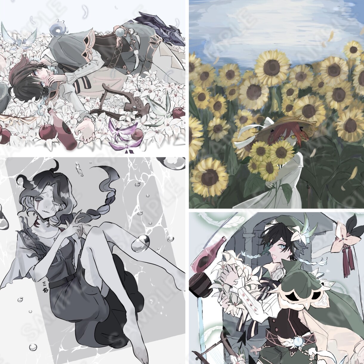 広範囲のイラスト制作を受け付けています アイコン/夢絵/サムネイル/立ち絵など イメージ2
