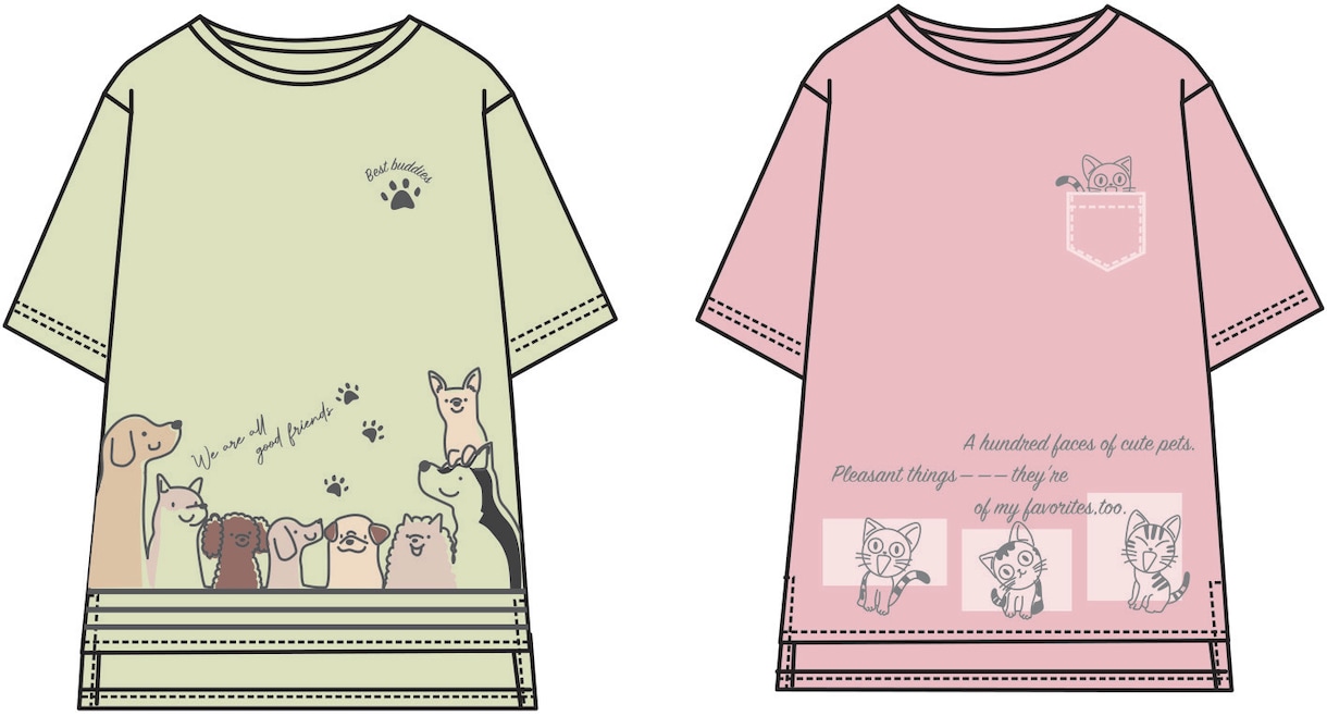 テキスタイルデザインとして図案作成ができます テキスタイルデザイン作成(図案、オリジナルTシャツ) イメージ10