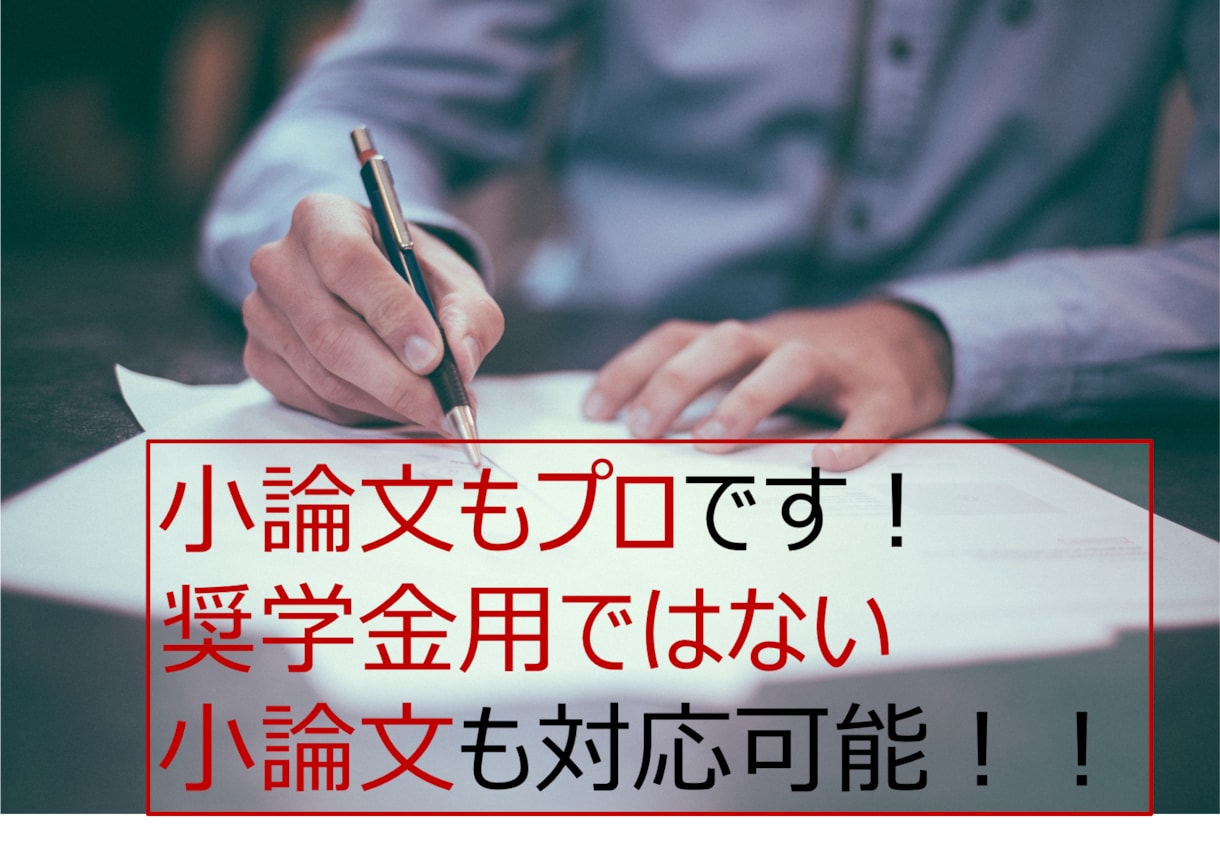 奨学金の申請書を添削/作成&獲得のコツを教えます 高校・大学・留学奨学金申請書/小論文の完成度を高めます！ イメージ3