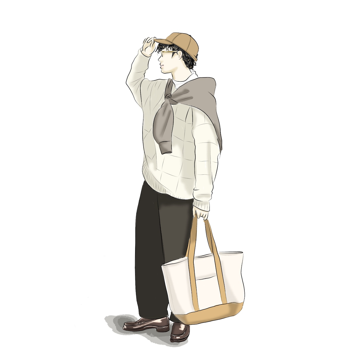 元アパレルデザイナーがお洒落なイラスト描きます インスタ、アイコン、挿絵用、イメージをイラストに致します。 イメージ8