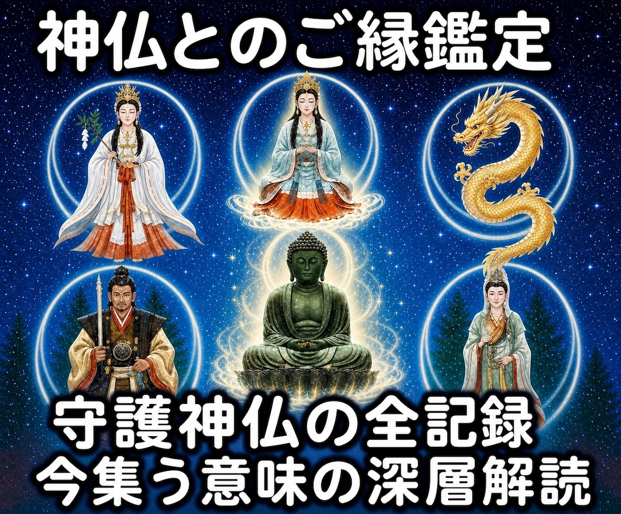 14：潜在意識から守護神仏の全記録を波動鑑定します 今貴方を守護する全神仏を解明｜集う意味と深層のご縁を読み解く イメージ1