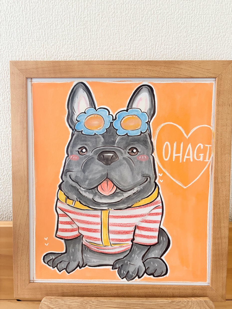 手描きで温かいペット似顔絵をお描きします 見るたびに笑顔になれる犬似顔絵、猫似顔絵 イメージ6