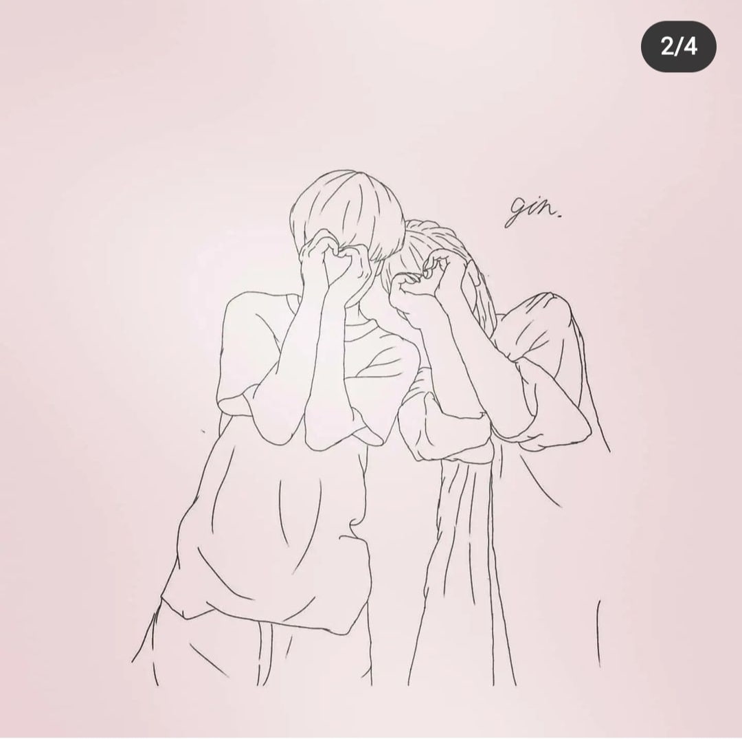 オシャレなペア・カップルイラスト描きます ”お洒落で被らないプレゼント”楽しい思い出をイラストに❁✐☡ イメージ2