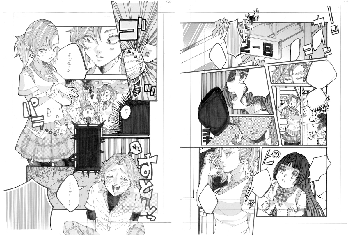 商業誌受賞歴有の作家があなただけの漫画を描きます テンポ感抜群のアナログ原稿です イメージ4