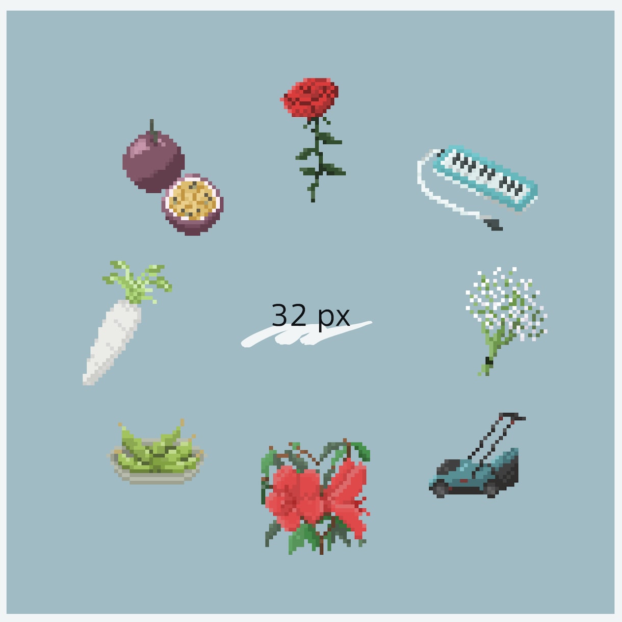 ドット絵のかわいいアイコンイラスト描きます ゲームチックなドット絵アイコンイラスト イメージ6