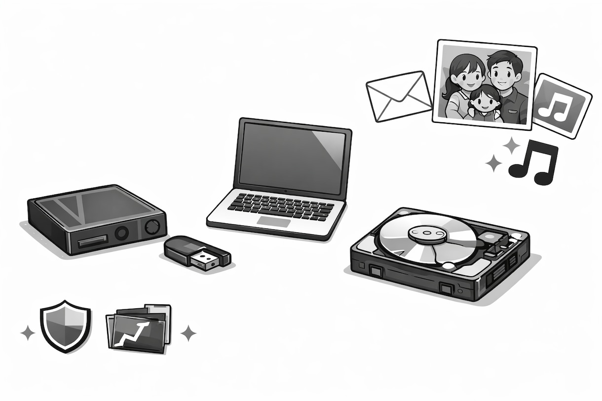 HDDやSDカードのデータ復旧します HDD.SD.USB.MOなど イメージ1