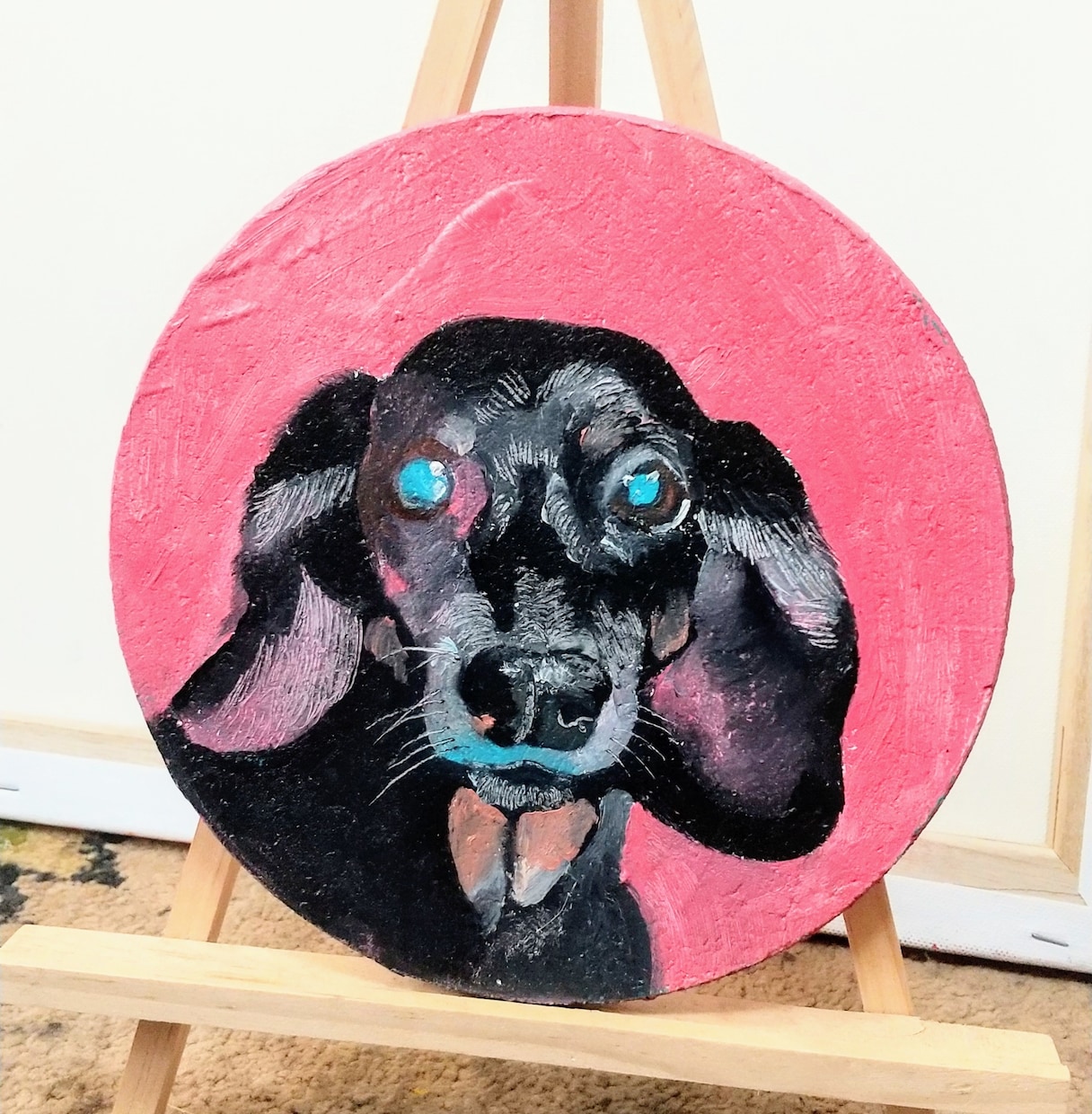 大切なペットちゃんの肖像画を油絵で描きます アートを身近に親しみやすく楽しむ為のお手伝いを致します。 イメージ3