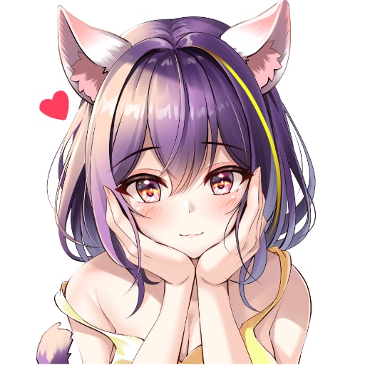 もふもふ可愛いケモミミ女の子イラスト描きます ちょっと大胆であざと可愛いケモミミキャラクターを制作します。 イメージ1
