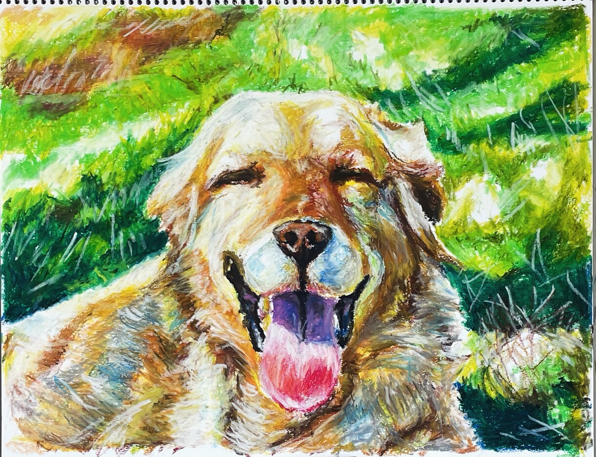 家族の肖像画(ペット)などを描かせていただきます 肖像画、風景画を、クレヨンや鉛筆で描かせていただきます。 イメージ2