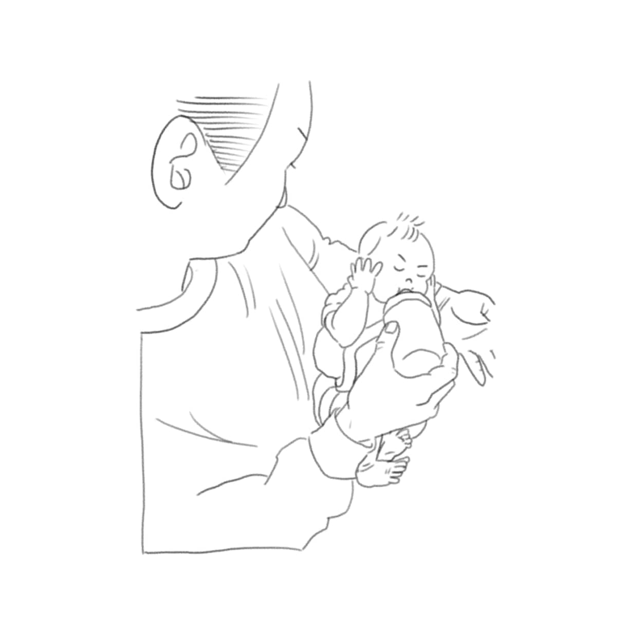 大好きな人との写真から線画イラスト作成します あたたかく柔らかなイラストで思い出の1枚をより大切なものへ イメージ5