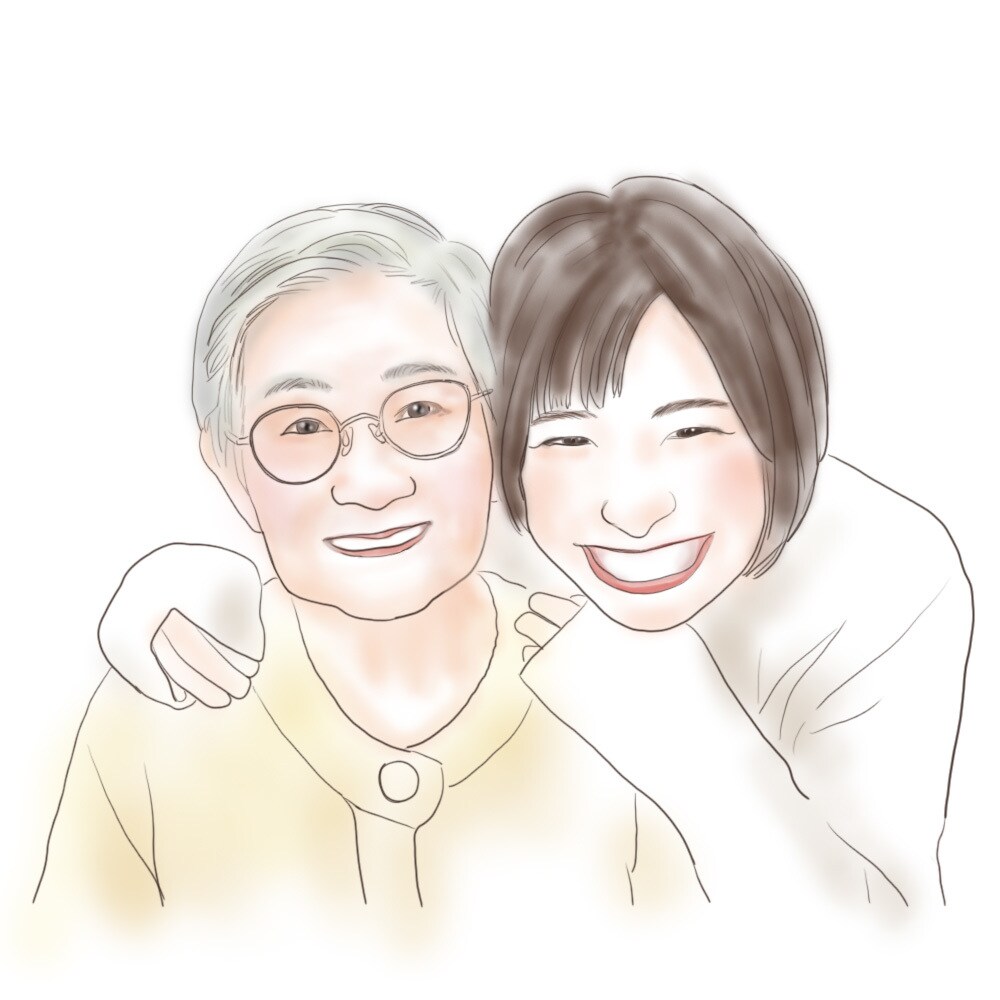 シンプル似顔絵お描きします あたたかい、優しい雰囲気のイラストお描きします。 イメージ6