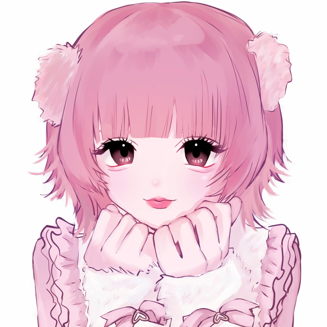 地雷系量産型アイコンお描きします 1×1のバストアップ又は肩から上サイズのイラストを描きます イメージ3