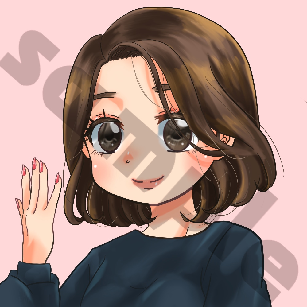 配信やSNSで目を引くミニキャラアイコンを描きます 商用OK｜YouTube・配信・スタンプ・X・インスタに イメージ8