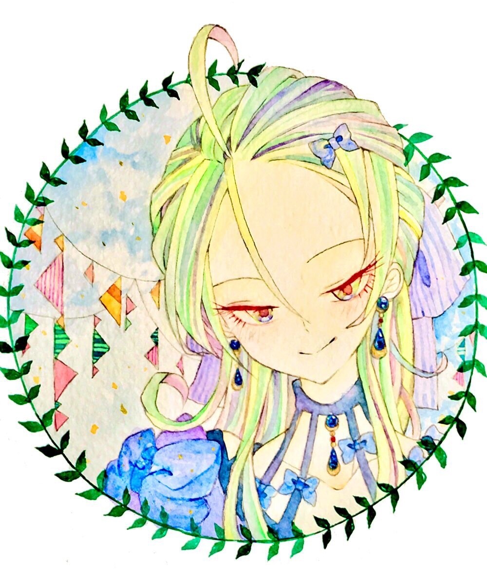 SNS用アイコンイラスト描きます 透明感のある水彩で楽しいSNSライフをお手伝いします イメージ4