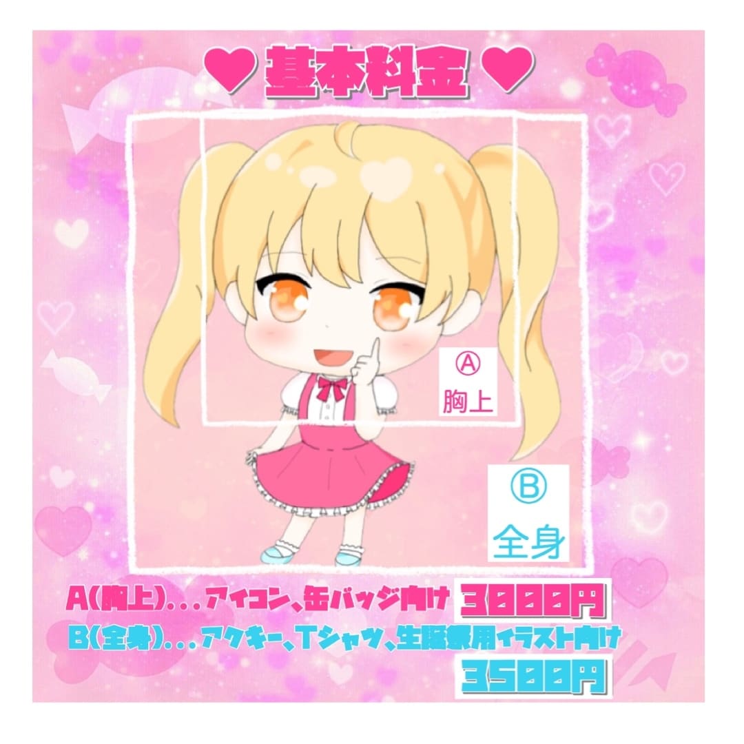 かわいい！ミニキャライラスト描きます 生誕委員経験者がシンプルで可愛いミニキャライラストをお届け！ イメージ2