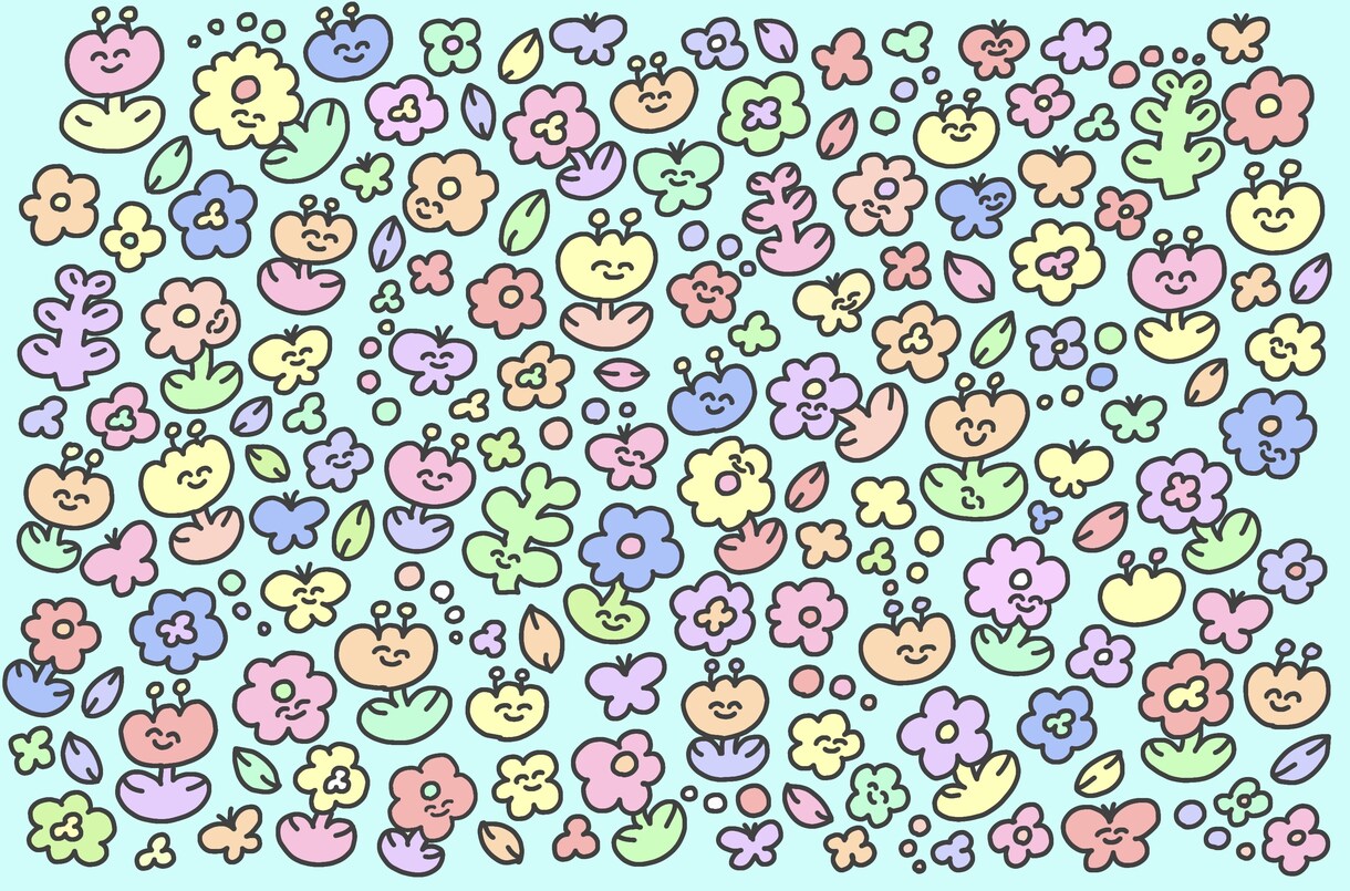 ポップで不思議ないきものたちのイラストを描きます アイコン、背景、プレゼントなどにご利用ください! イメージ1