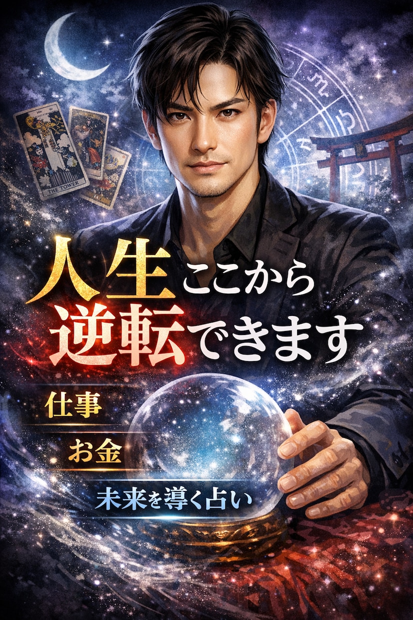 どん底から抜け出す運命を占います 仕事・金・人生を具体的に導きます イメージ1