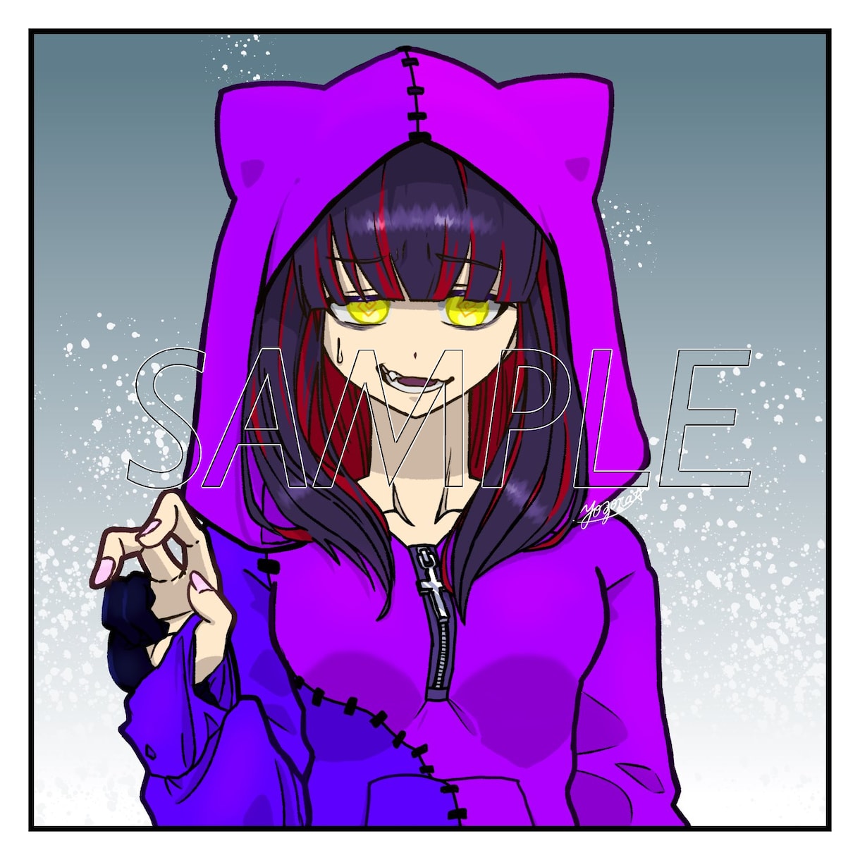 カッコカワイイ女の子のイラストを描きます キュートやクールなど、どのようなジャンルにも合わせて描きます イメージ5