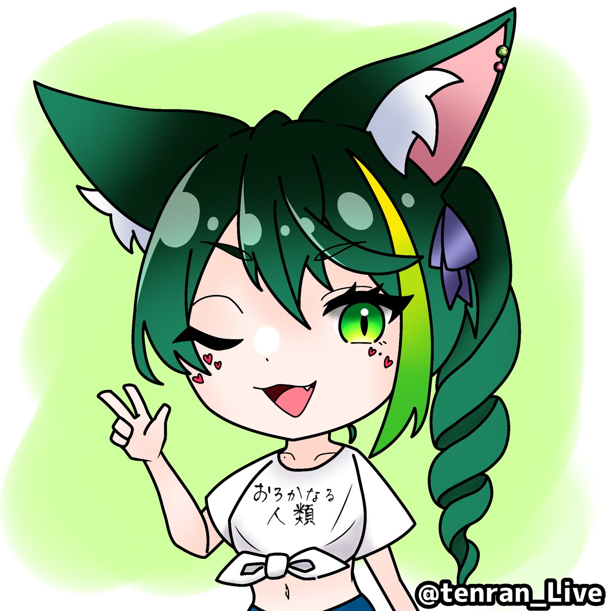 かわいいバストアップSDアイコン承ります 透過データもあるからスタンプ等にも使える！ イメージ2