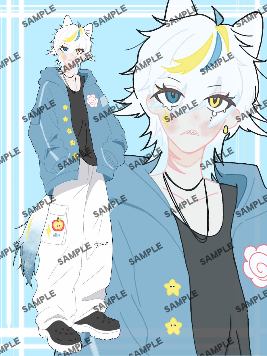 安価!立ち絵イラスト制作承ります 活動者様など向け立ち絵のイラスト制作が必要な方へ イメージ1