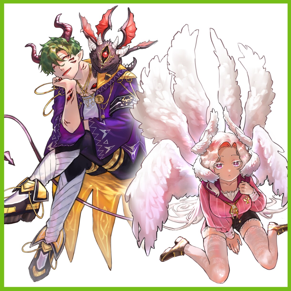 ゲームやグッズ、その他利用可能なキャラ制作します はっきり・すっきりした色使いのキャラクターを制作します！ イメージ3