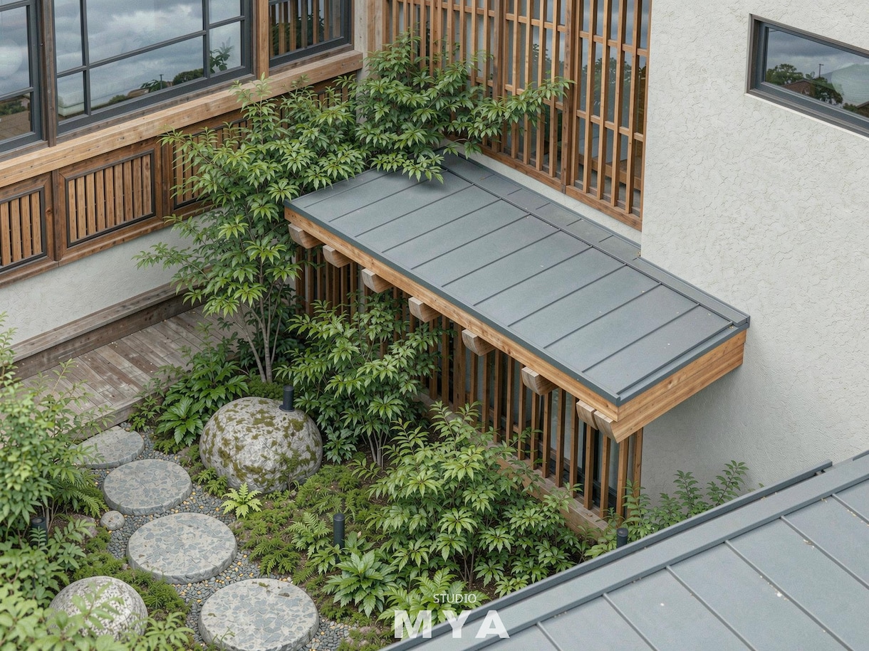 住宅のフォトリアルな外観パースを制作します 【4K高品質】図面から綺麗でリアルな内観パースを作成します イメージ3