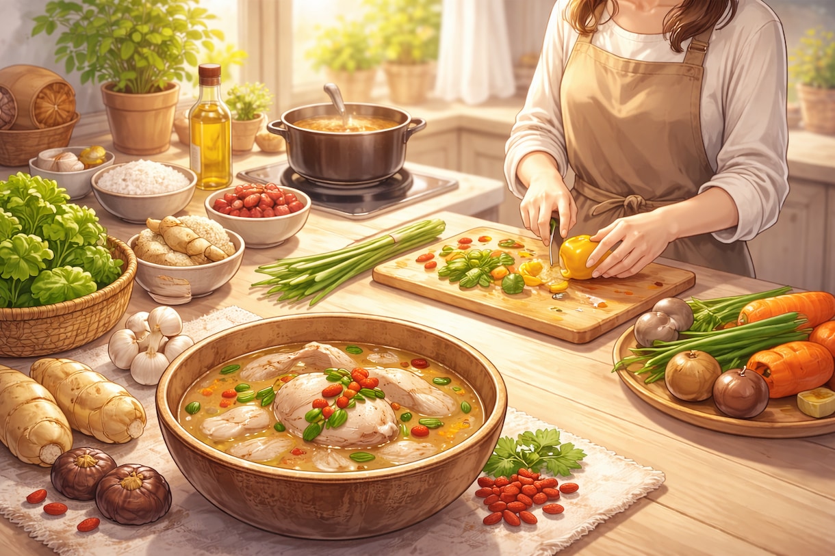 体質に合った食事メニューを薬膳レシピでご提案します その不調、体質に合っていない食事が原因かもしれません イメージ1