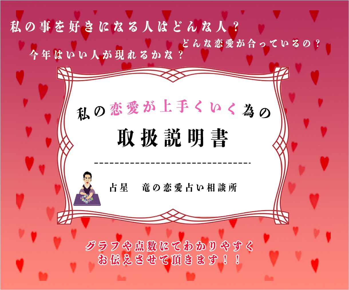 あなただけの特別な取り扱い説明書作成します 恋愛で自分がわからなくなっている方へ イメージ1