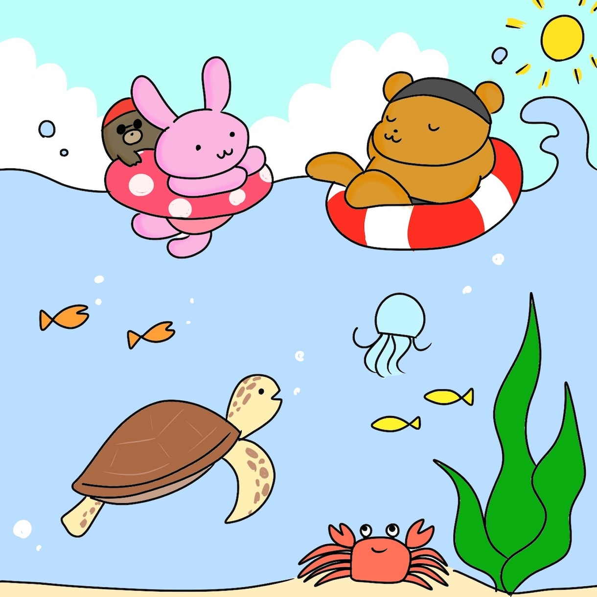 季節イラストやイベント用のイラストお描きします ちょっとしたお知らせなどに使えるイラスト！ イメージ3