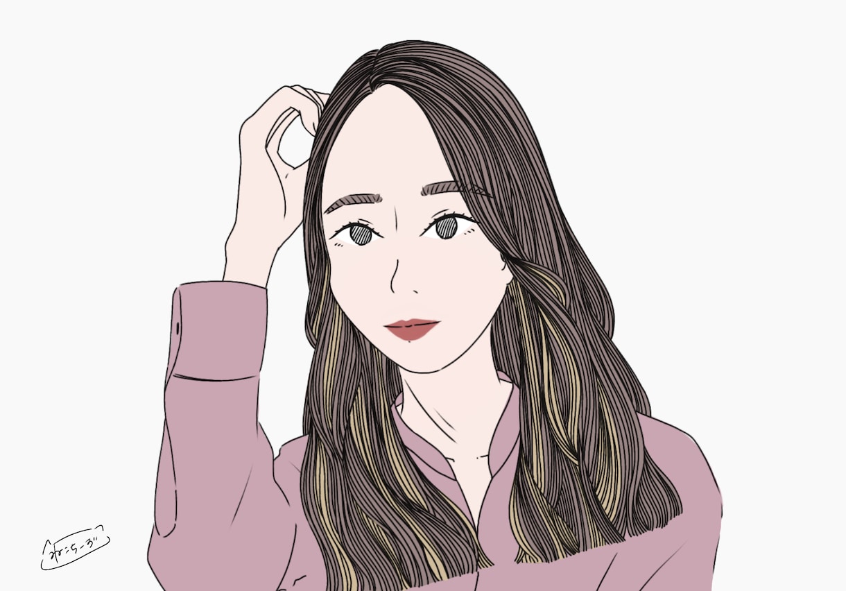 写真から似顔絵イラスト描きます お気に入りの写真をオシャレにカッコよく イメージ2