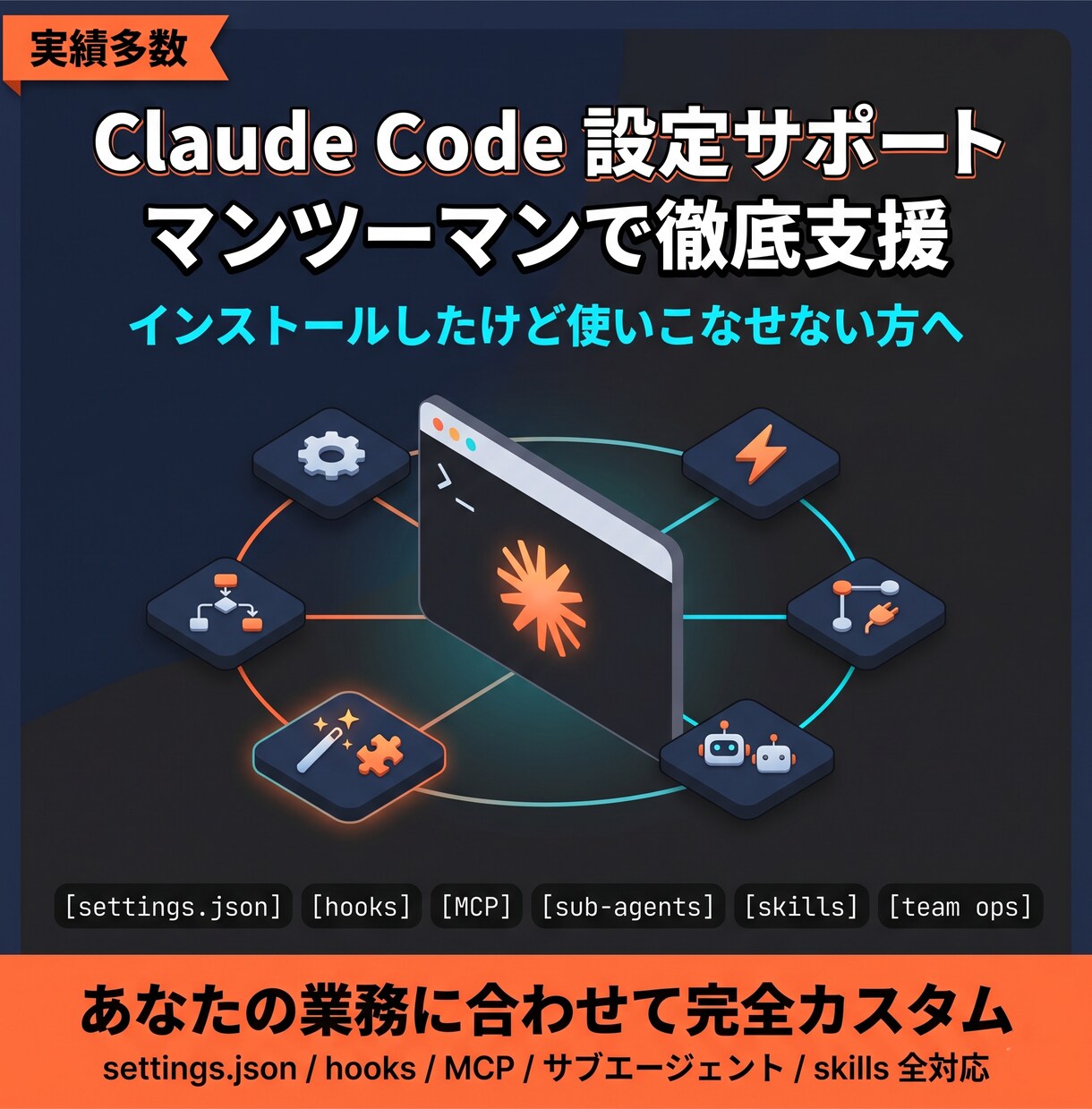 初心者歓迎！ClaudeCode導入支援します 現役エンジニアがマンツーマンでClaudeCode導入を支援 イメージ1