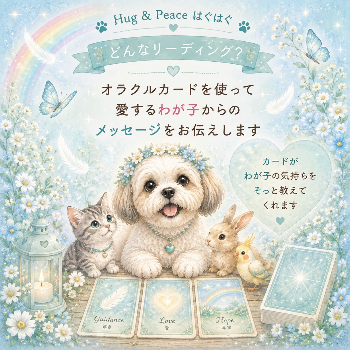 アニマルオラクルでわが子の気持ちを読み解きます カードを使って愛するわが子からのメッセージをお伝えします イメージ2