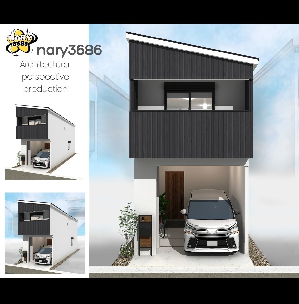 間取り図から住宅パースをCGでリアルに仕上げます 【現役建築士が制作】リアルな建築パースを短期間でお届け！ イメージ9