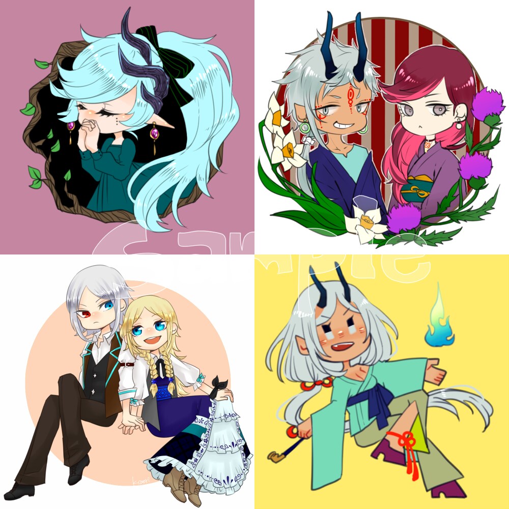 デフォルメキャラクター描きます デフォルメキャラクターのイラストやアイコンが欲しい人へ！ イメージ4
