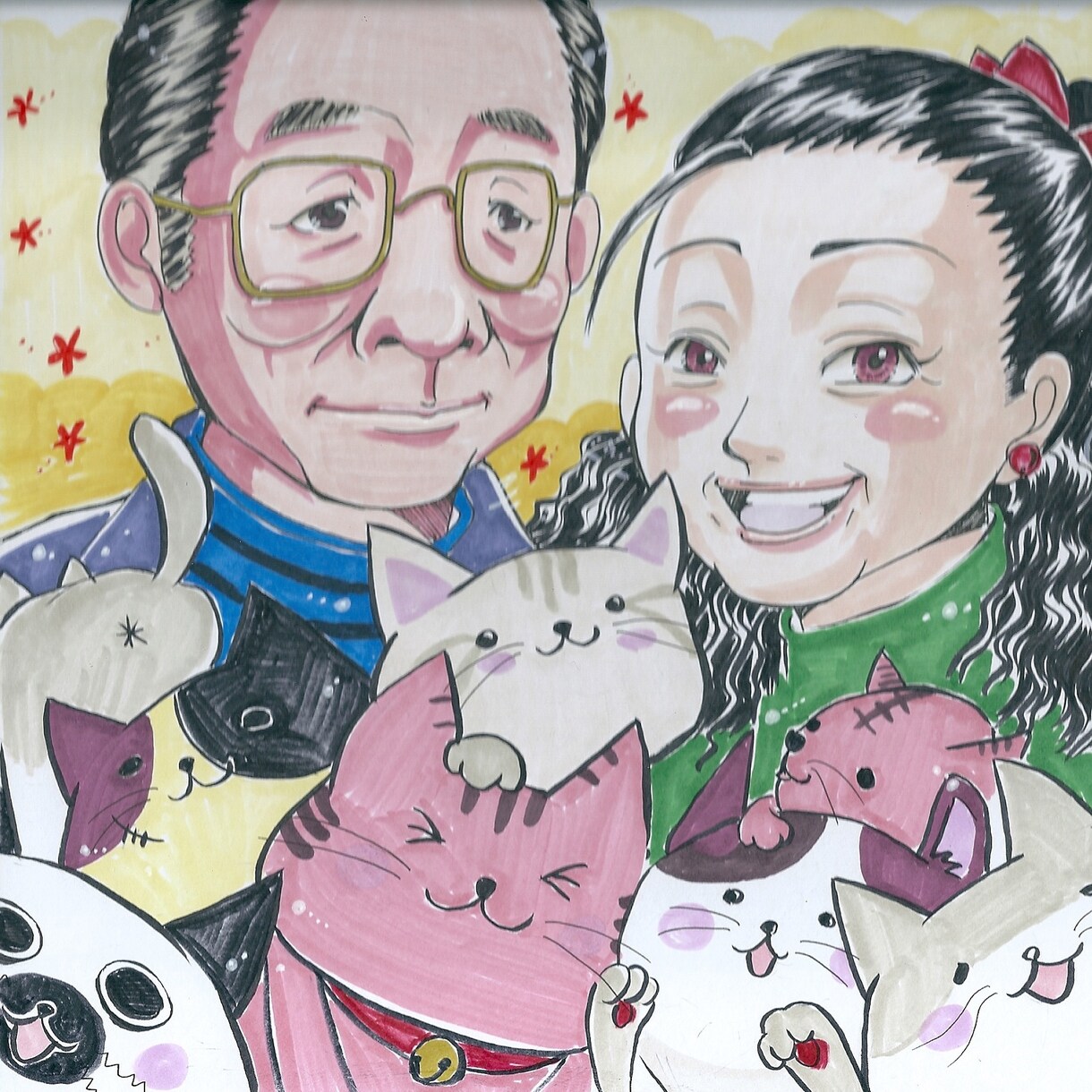 敬老の日のプレゼントに！似顔絵描きます 似顔絵で笑顔をプレゼントしませんか？ イメージ2