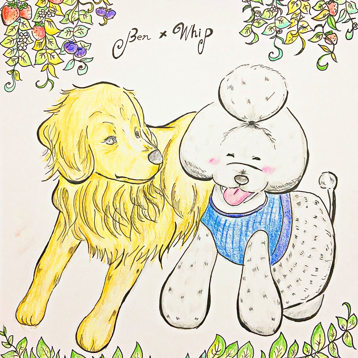 犬のイラスト描きます ペット似顔絵◎愛犬のイラスト描きます＾＾ イメージ2